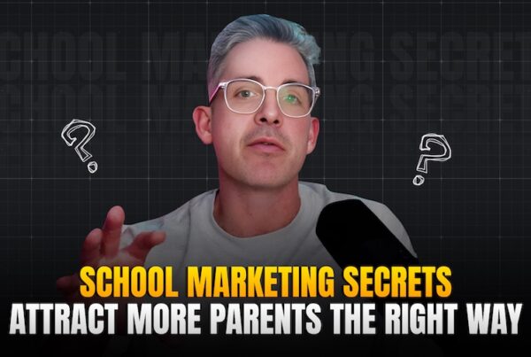 YouTube thumbnail for video on school marketing strategies to attract more parents